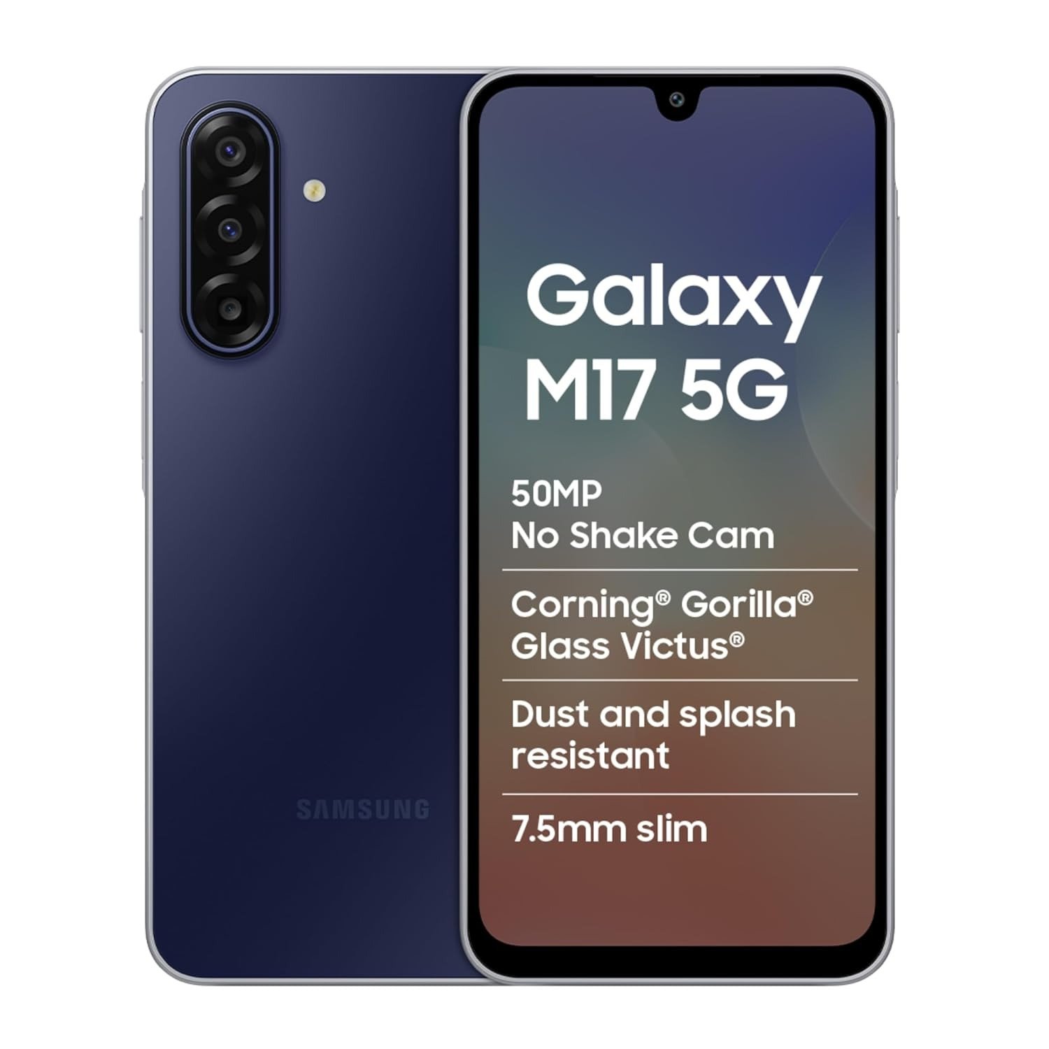 Samsung Galaxy M17 5G Mobile (Moonlight Silver, 6GB RAM, 128GB Storage) | 50MP OIS Triple Camera | Gorilla Glass Victus| IP54 | 6 Gen OS Upgrades | AI | Gemini Live | Lag-free Gaming | Without Charger - Image 3